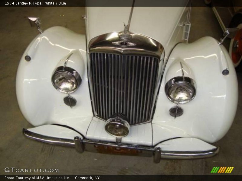 White / Blue 1954 Bentley R Type