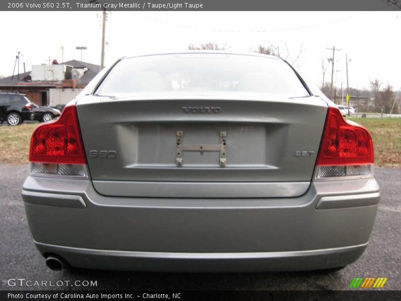 Titanium Gray Metallic / Taupe/Light Taupe 2006 Volvo S60 2.5T