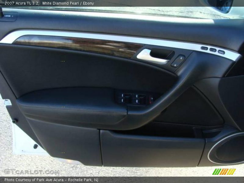 White Diamond Pearl / Ebony 2007 Acura TL 3.2