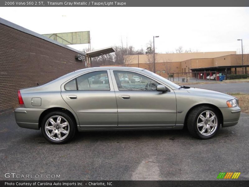 Titanium Gray Metallic / Taupe/Light Taupe 2006 Volvo S60 2.5T