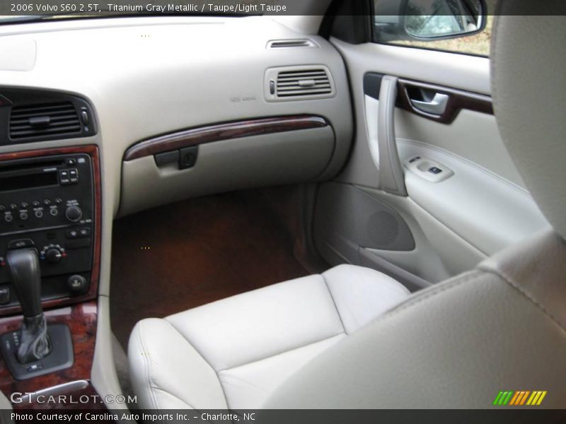 Titanium Gray Metallic / Taupe/Light Taupe 2006 Volvo S60 2.5T