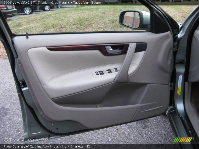 Titanium Gray Metallic / Taupe/Light Taupe 2006 Volvo S60 2.5T