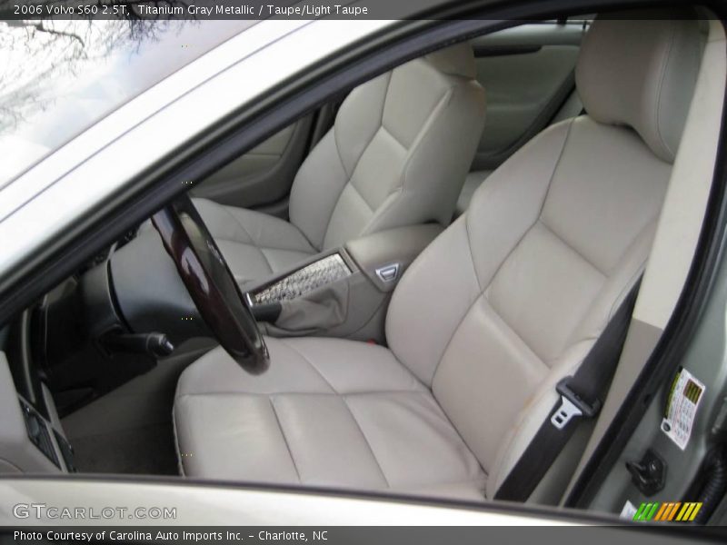 Titanium Gray Metallic / Taupe/Light Taupe 2006 Volvo S60 2.5T