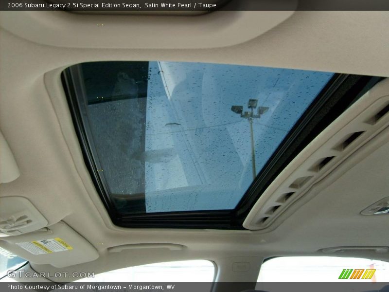 Satin White Pearl / Taupe 2006 Subaru Legacy 2.5i Special Edition Sedan