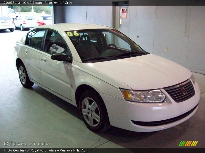 Polar White / Gray 2006 Saturn ION 2 Sedan