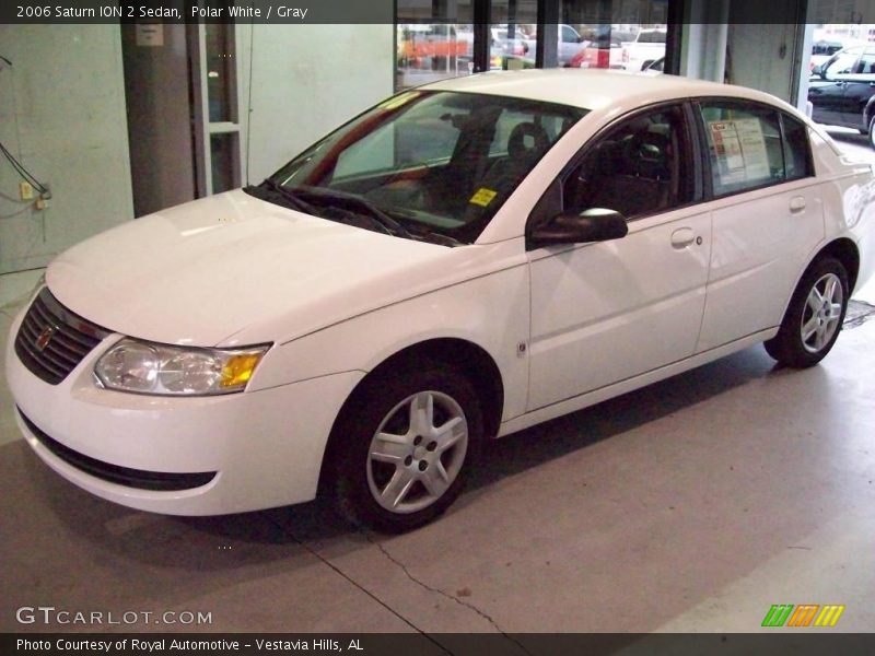 Polar White / Gray 2006 Saturn ION 2 Sedan