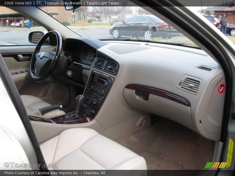Titanium Gray Metallic / Taupe/Light Taupe 2006 Volvo S60 2.5T