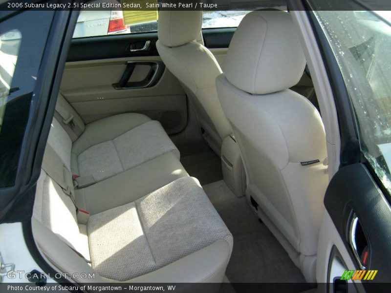 Satin White Pearl / Taupe 2006 Subaru Legacy 2.5i Special Edition Sedan