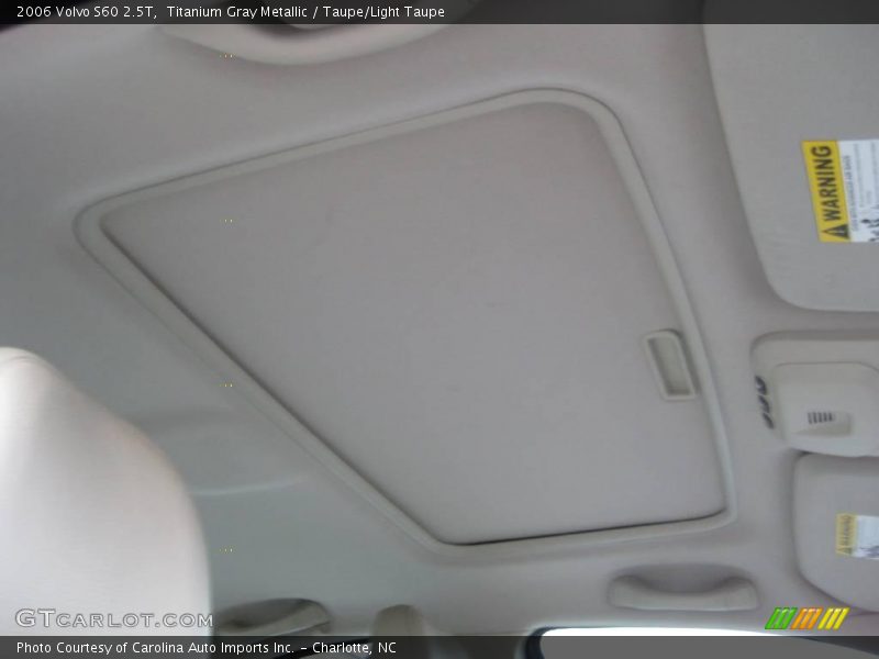 Titanium Gray Metallic / Taupe/Light Taupe 2006 Volvo S60 2.5T