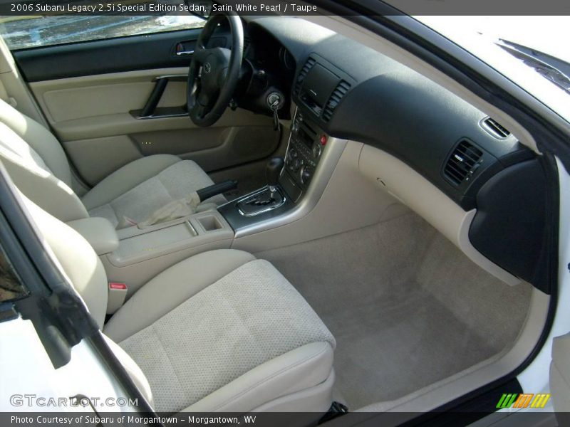 Satin White Pearl / Taupe 2006 Subaru Legacy 2.5i Special Edition Sedan