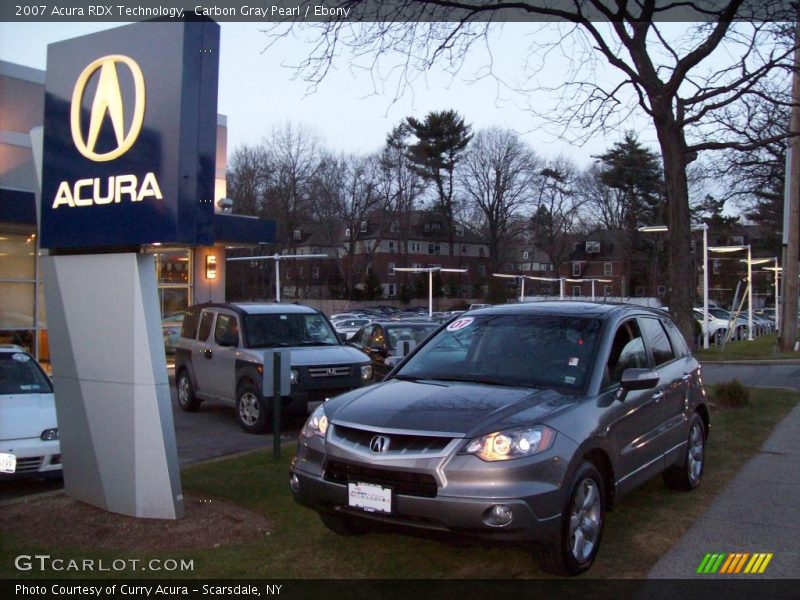 Carbon Gray Pearl / Ebony 2007 Acura RDX Technology