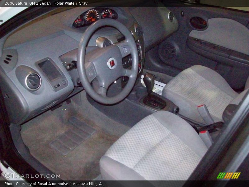 Polar White / Gray 2006 Saturn ION 2 Sedan