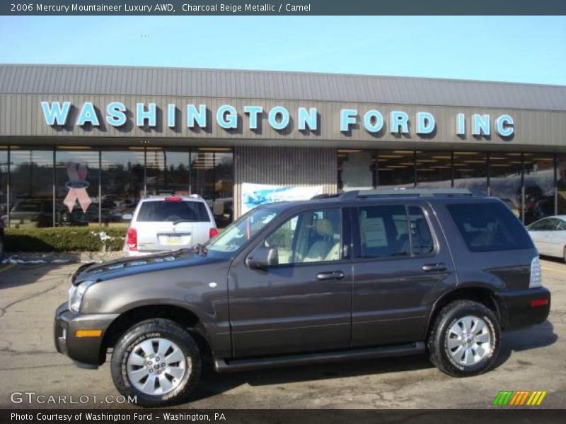 Charcoal Beige Metallic / Camel 2006 Mercury Mountaineer Luxury AWD