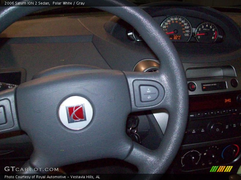 Polar White / Gray 2006 Saturn ION 2 Sedan