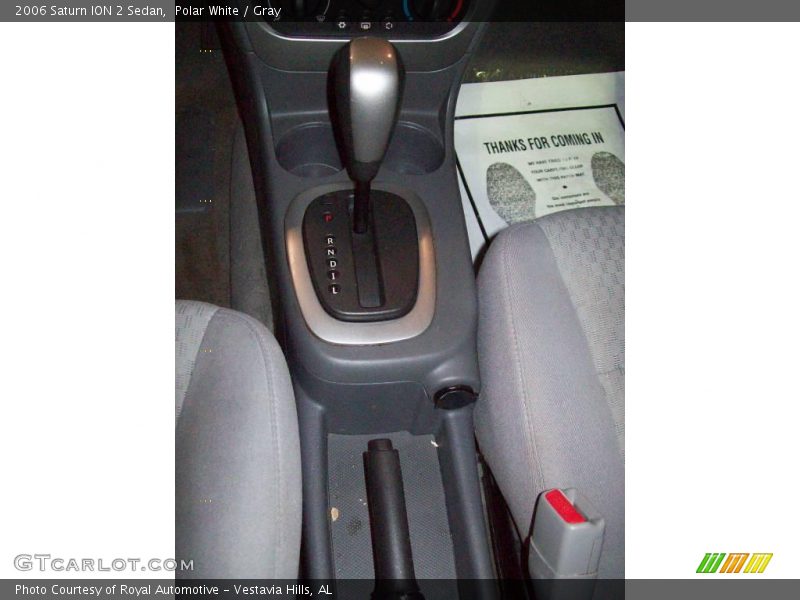 Polar White / Gray 2006 Saturn ION 2 Sedan