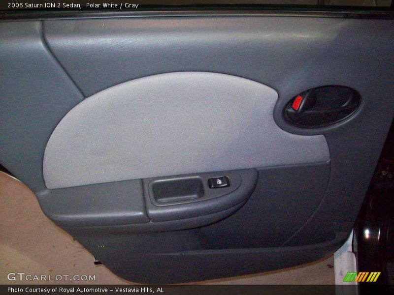 Polar White / Gray 2006 Saturn ION 2 Sedan