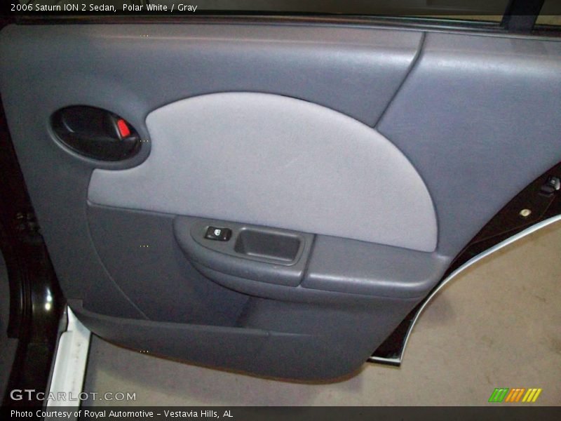 Polar White / Gray 2006 Saturn ION 2 Sedan