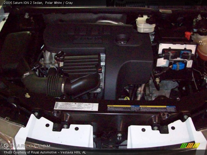 Polar White / Gray 2006 Saturn ION 2 Sedan