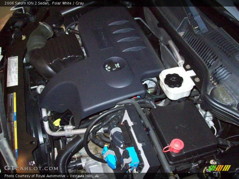 Polar White / Gray 2006 Saturn ION 2 Sedan