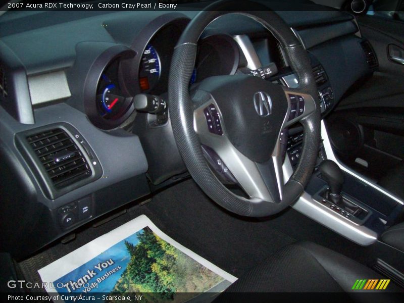 Carbon Gray Pearl / Ebony 2007 Acura RDX Technology