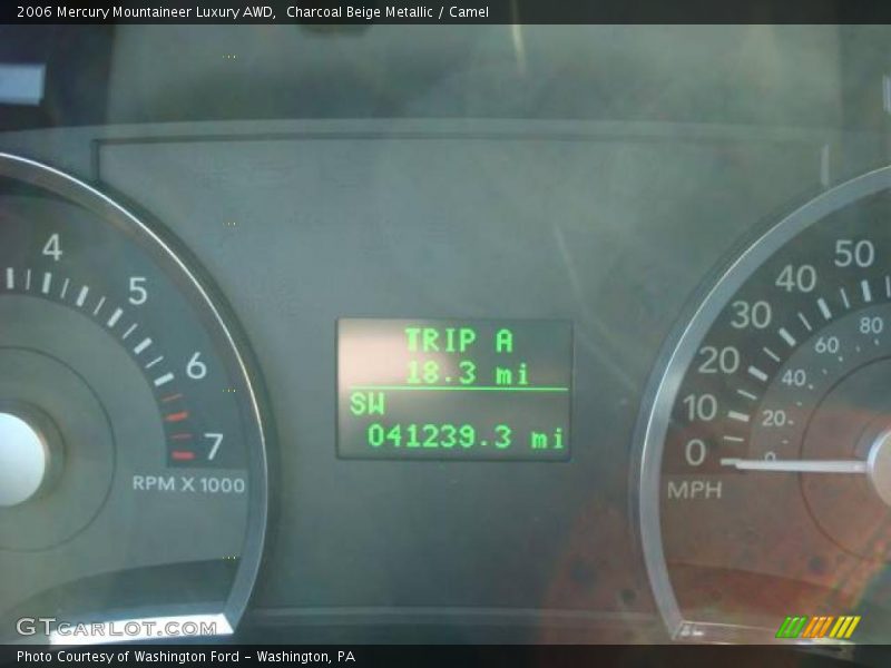 Charcoal Beige Metallic / Camel 2006 Mercury Mountaineer Luxury AWD