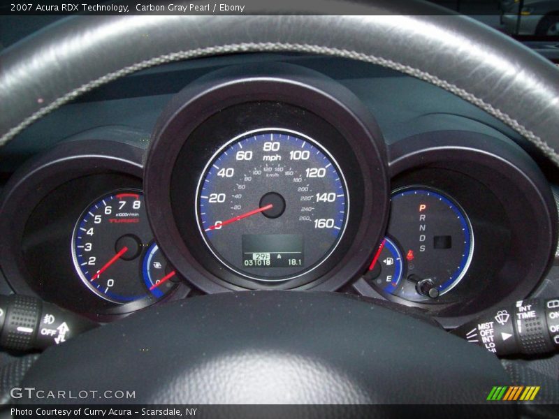 Carbon Gray Pearl / Ebony 2007 Acura RDX Technology