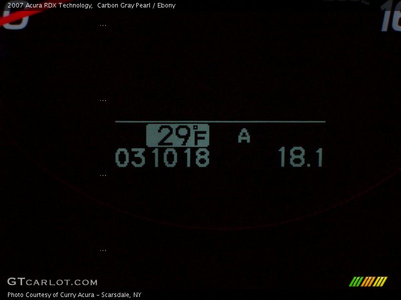 Carbon Gray Pearl / Ebony 2007 Acura RDX Technology