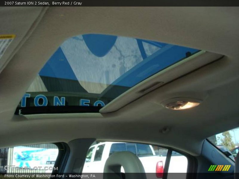 Berry Red / Gray 2007 Saturn ION 2 Sedan