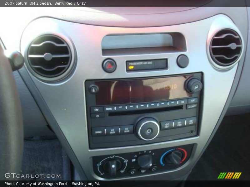Berry Red / Gray 2007 Saturn ION 2 Sedan
