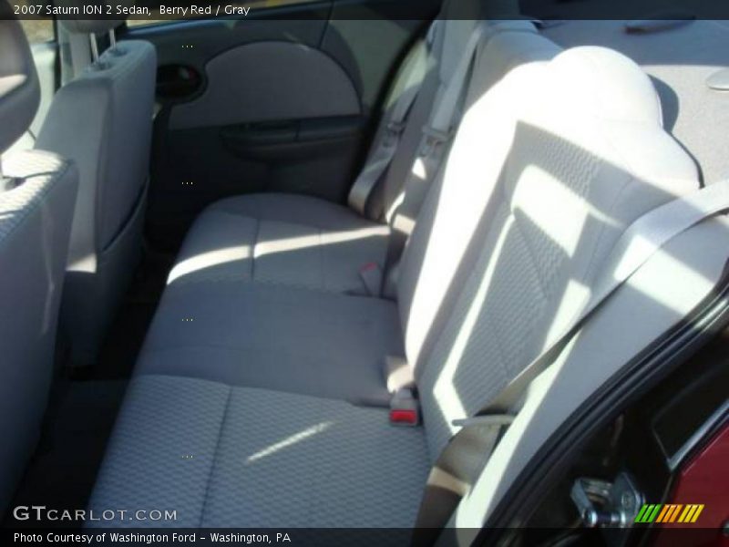 Berry Red / Gray 2007 Saturn ION 2 Sedan