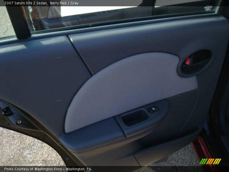 Berry Red / Gray 2007 Saturn ION 2 Sedan