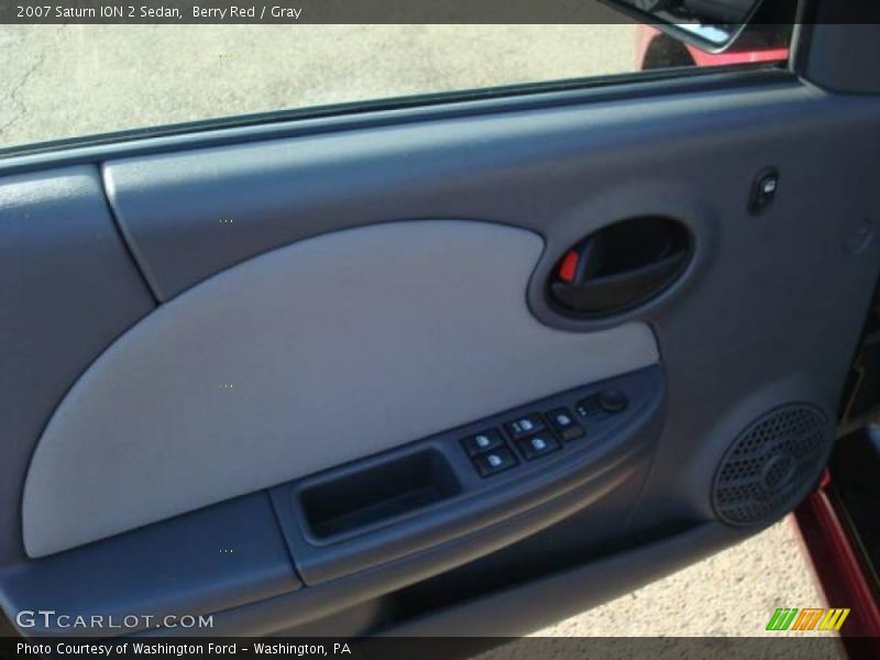 Berry Red / Gray 2007 Saturn ION 2 Sedan