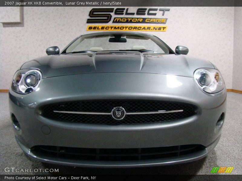 Lunar Grey Metallic / Ivory/Slate 2007 Jaguar XK XK8 Convertible