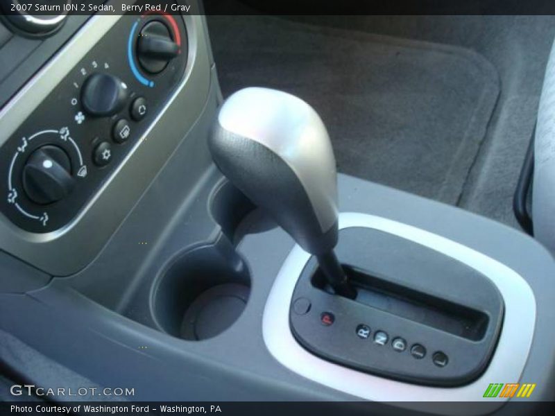Berry Red / Gray 2007 Saturn ION 2 Sedan