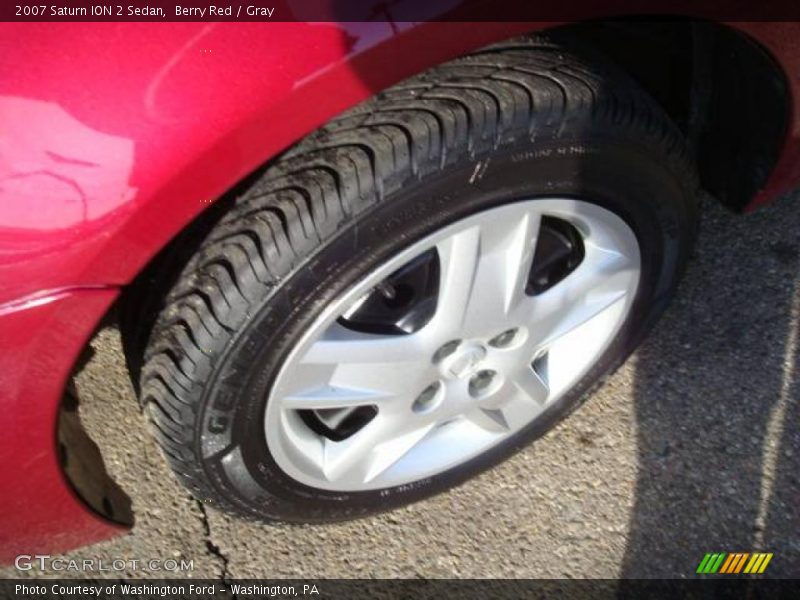Berry Red / Gray 2007 Saturn ION 2 Sedan