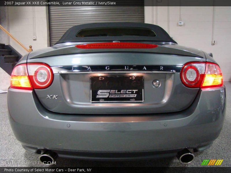 Lunar Grey Metallic / Ivory/Slate 2007 Jaguar XK XK8 Convertible