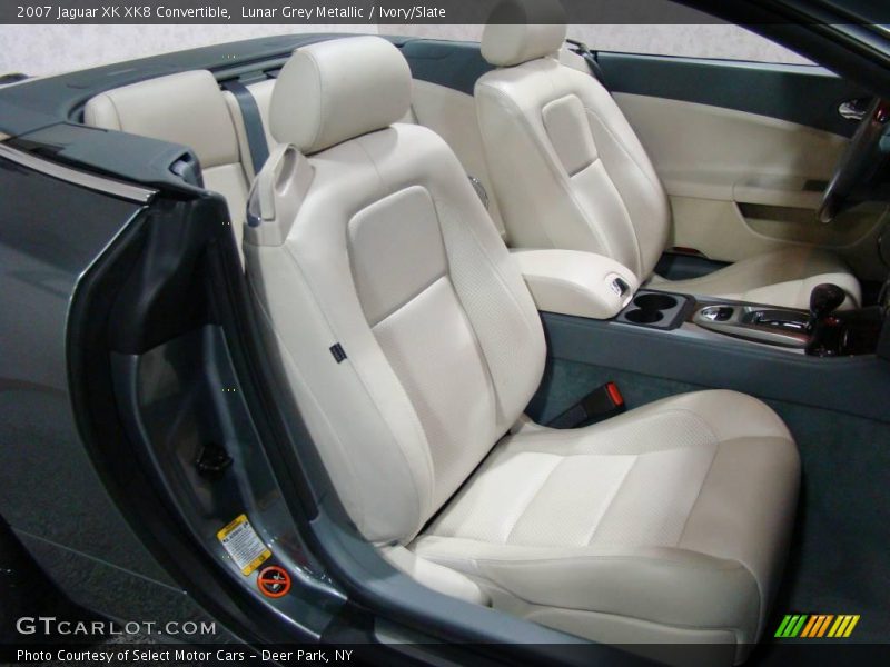 Lunar Grey Metallic / Ivory/Slate 2007 Jaguar XK XK8 Convertible