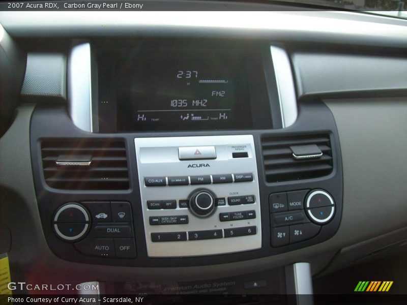 Carbon Gray Pearl / Ebony 2007 Acura RDX
