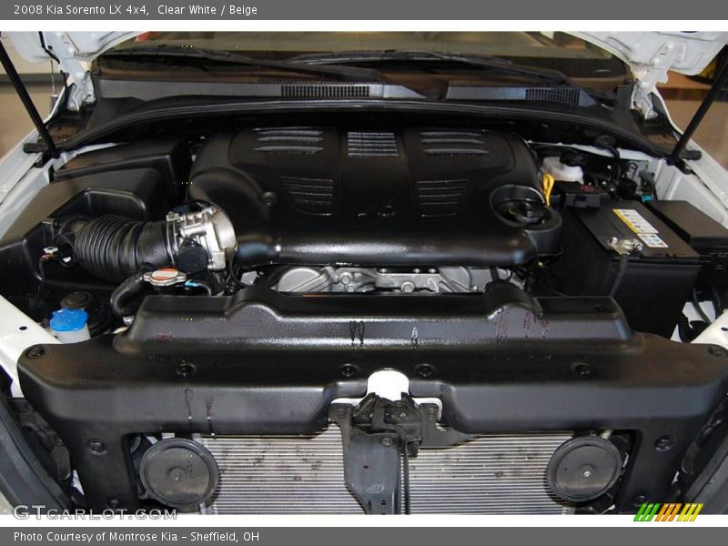 Clear White / Beige 2008 Kia Sorento LX 4x4
