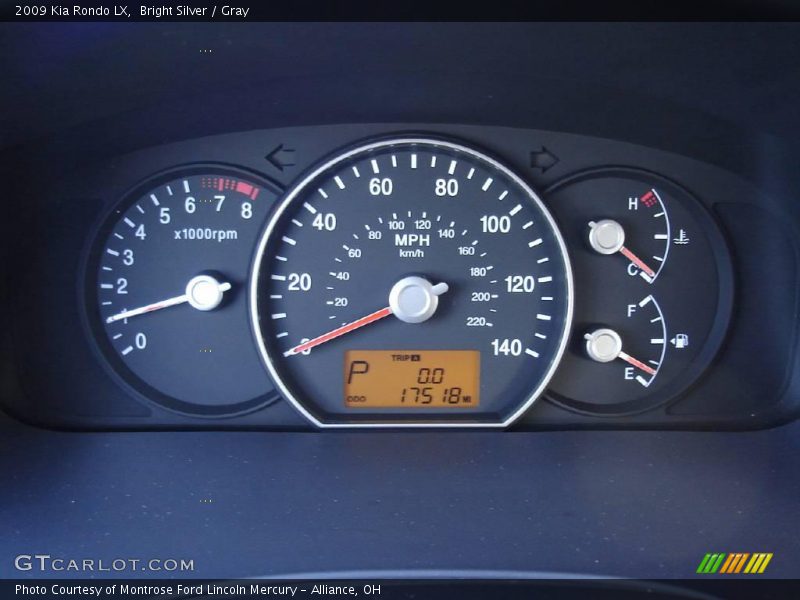 Bright Silver / Gray 2009 Kia Rondo LX