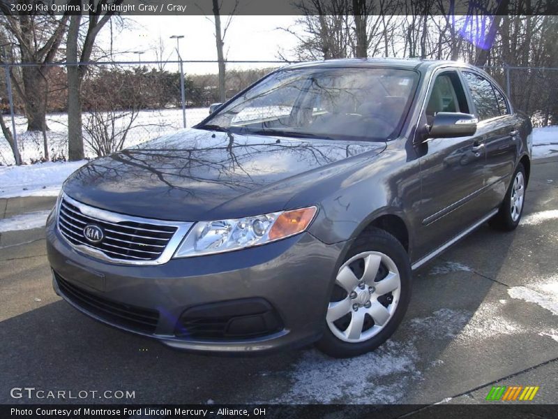 Midnight Gray / Gray 2009 Kia Optima LX