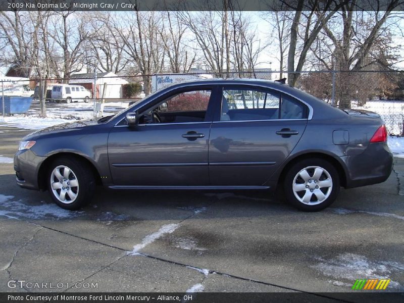 Midnight Gray / Gray 2009 Kia Optima LX