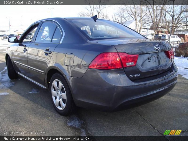 Midnight Gray / Gray 2009 Kia Optima LX