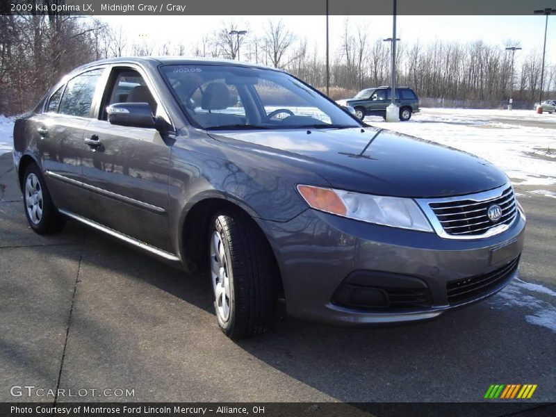 Midnight Gray / Gray 2009 Kia Optima LX