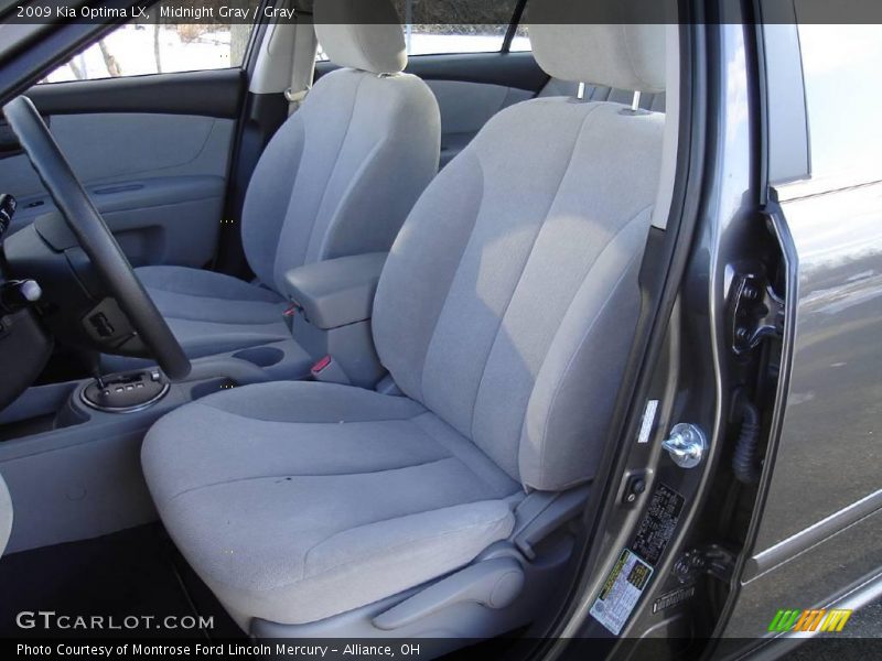 Midnight Gray / Gray 2009 Kia Optima LX