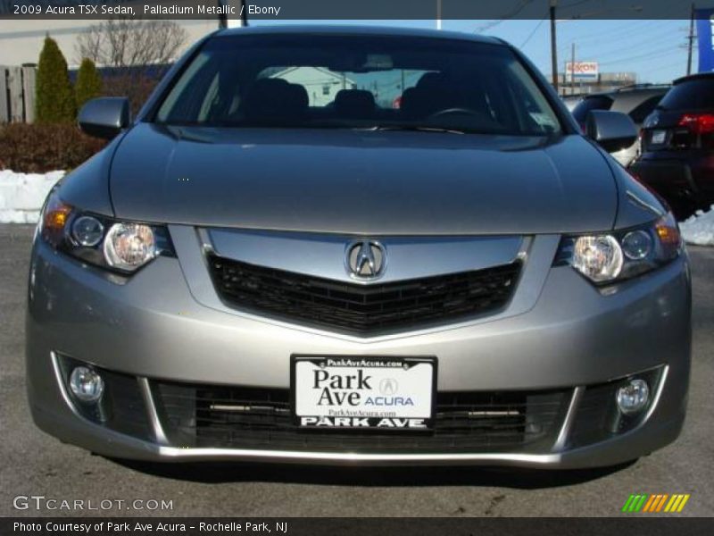 Palladium Metallic / Ebony 2009 Acura TSX Sedan