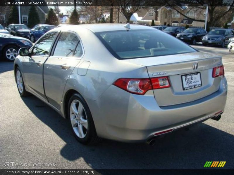 Palladium Metallic / Ebony 2009 Acura TSX Sedan