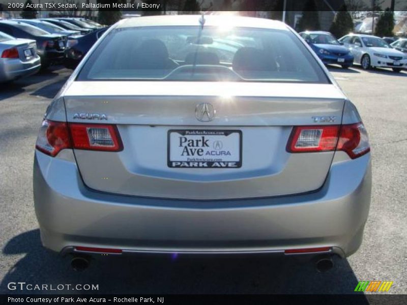 Palladium Metallic / Ebony 2009 Acura TSX Sedan