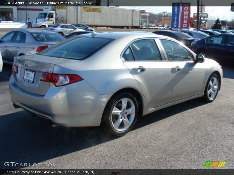 Palladium Metallic / Ebony 2009 Acura TSX Sedan