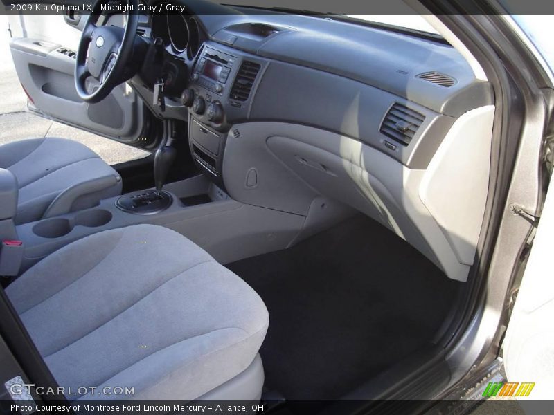 Midnight Gray / Gray 2009 Kia Optima LX